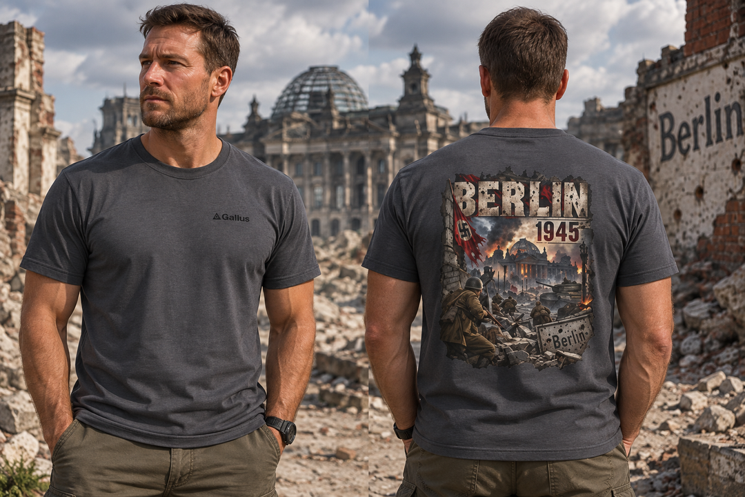 Berlin 1945 T‑Shirt – WWII Victory Battle Scene Tee