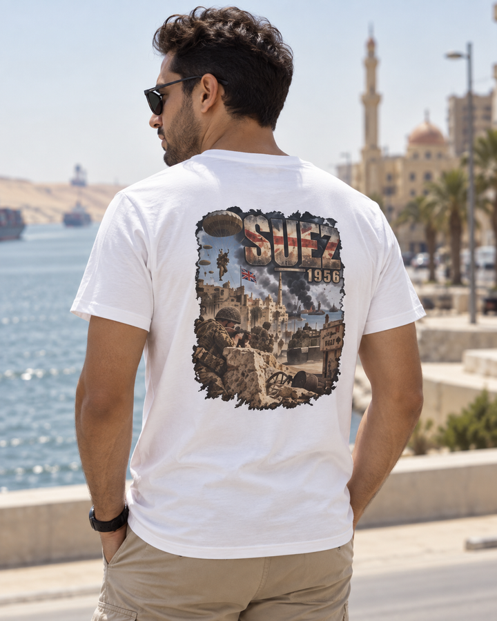 Suez 1956 Vintage Military Graphic Tee
