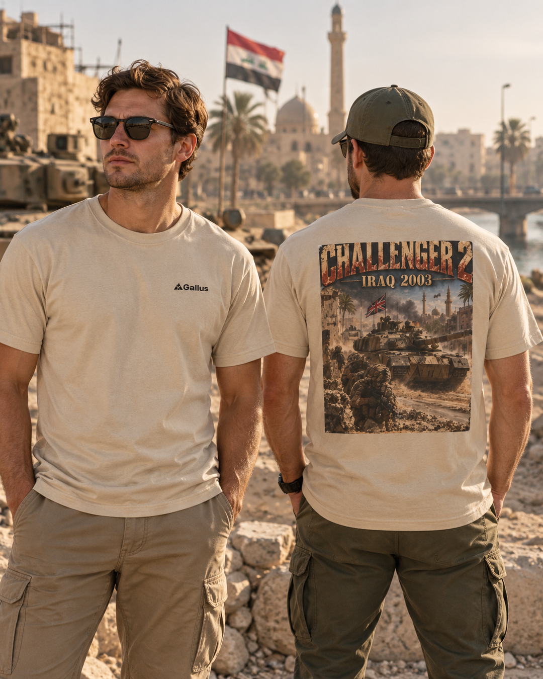 Challenger 2 Iraq 2003 Tank T-Shirt