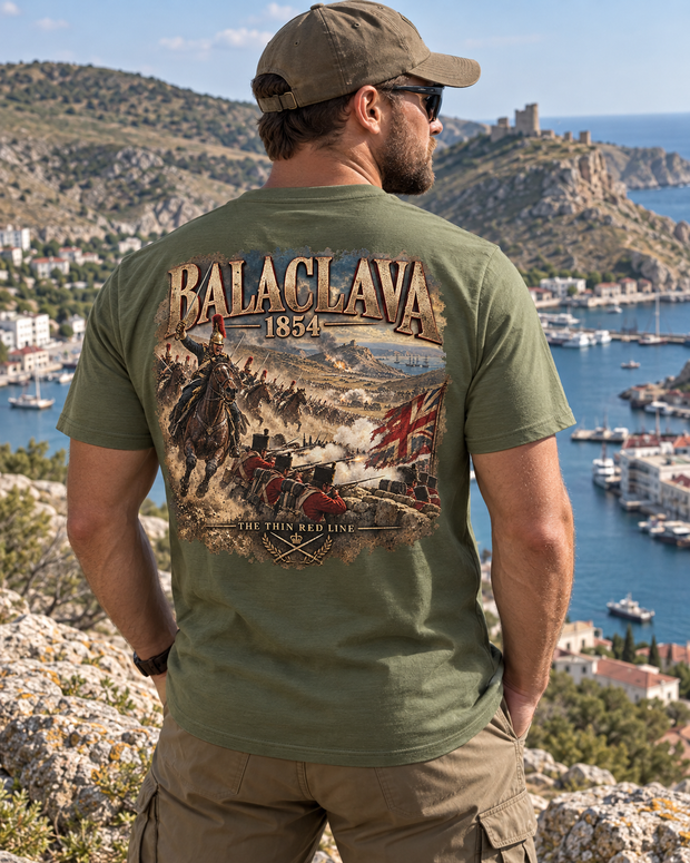 Balaclava 1854 Battle Scene T-Shirt — Crimean War