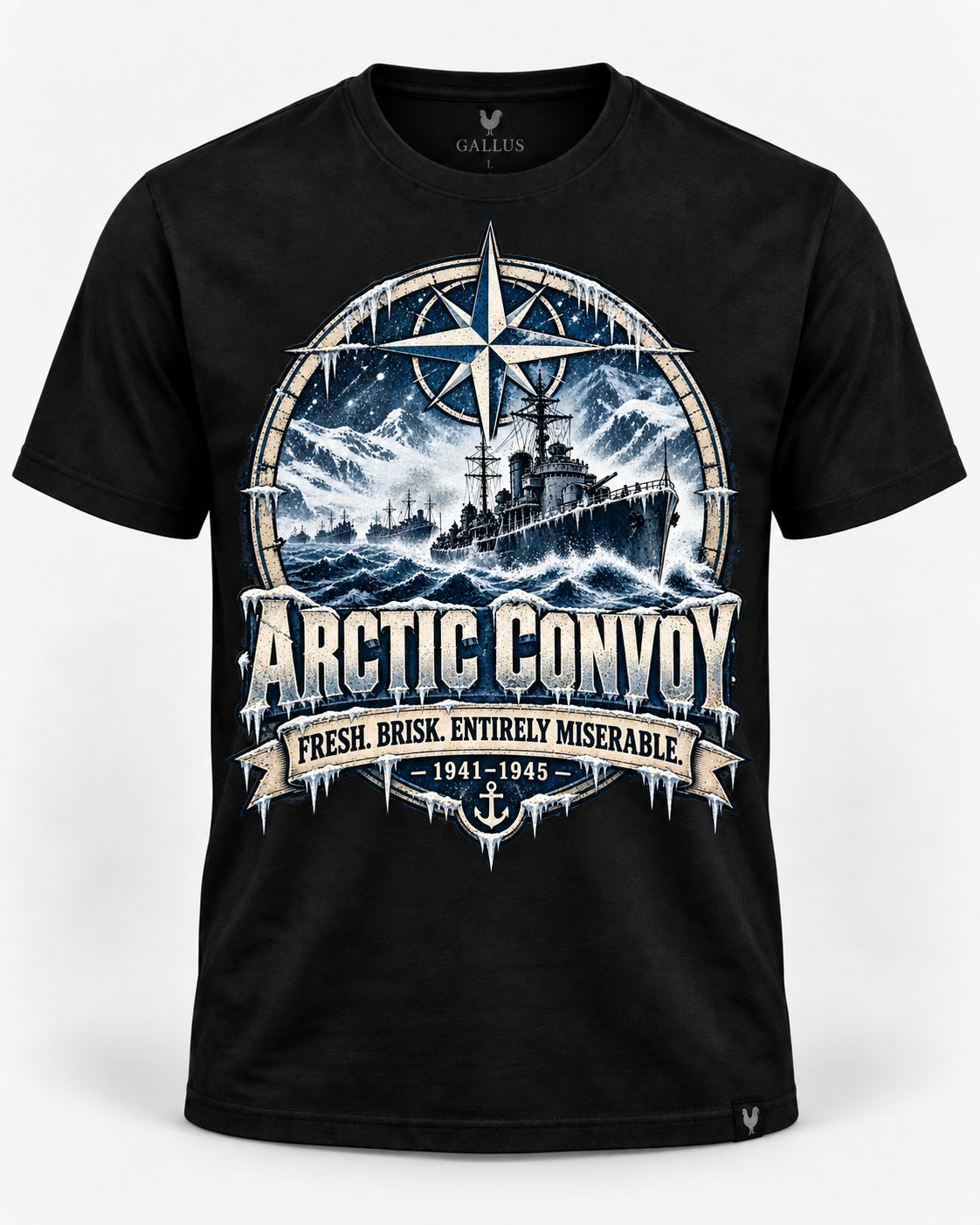 Arctic Convoy T-Shirt — WWII Naval Humour Tee