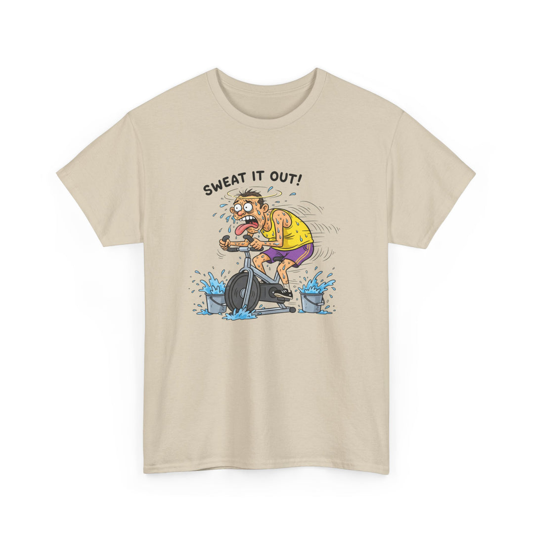 Stay laughing while cycling with the Funny Spin Bike T-Shirt. Comfortable cotton with a witty design, ideal for spin sessions and gym workouts.