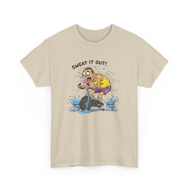 Stay laughing while cycling with the Funny Spin Bike T-Shirt. Comfortable cotton with a witty design, ideal for spin sessions and gym workouts.