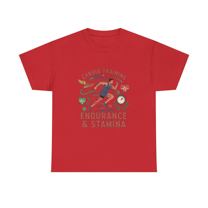 Cardio Training Tee - Fitness Running Workout Shirt