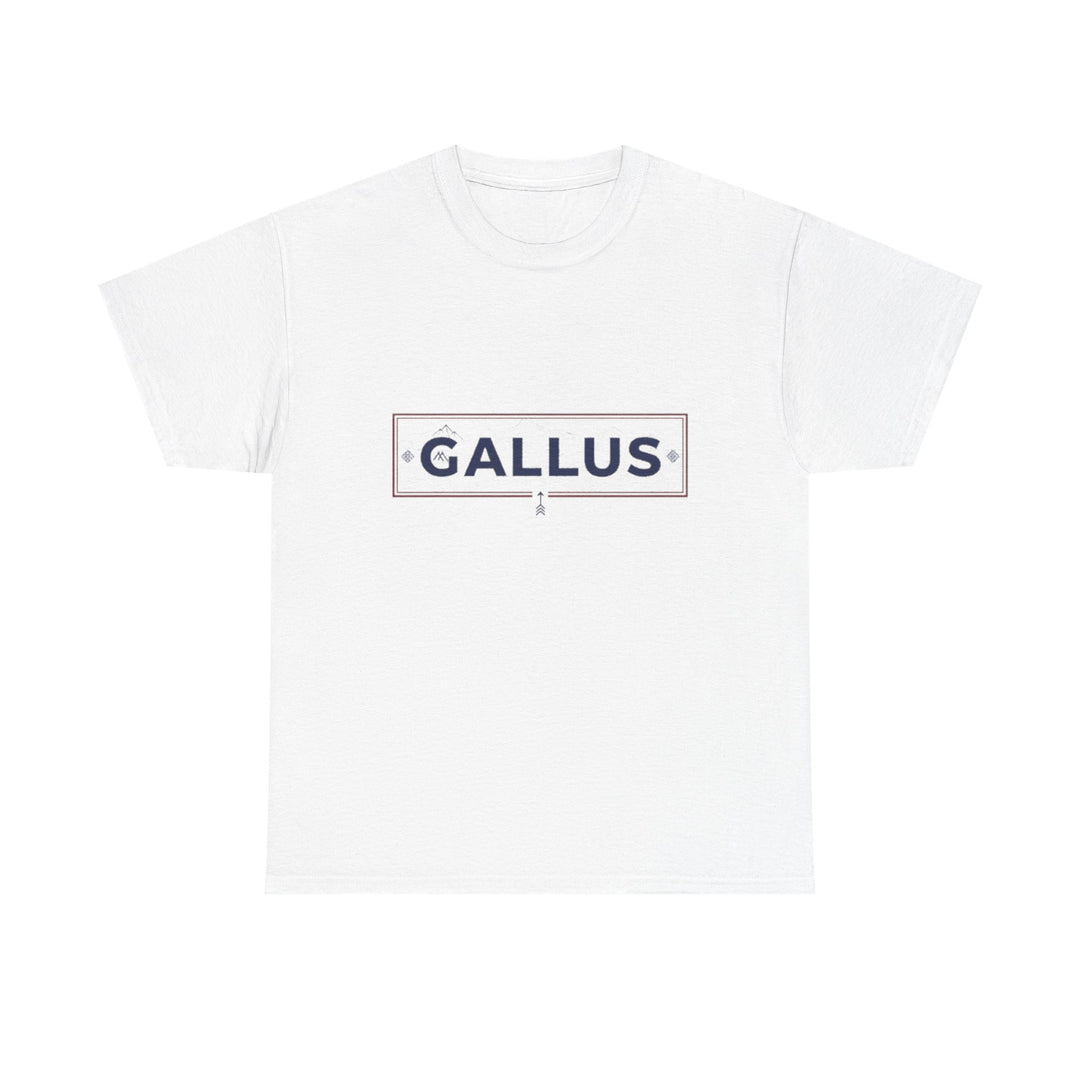 Italy Map Tee — GALLUS Logo Casual Cotton T-Shirt