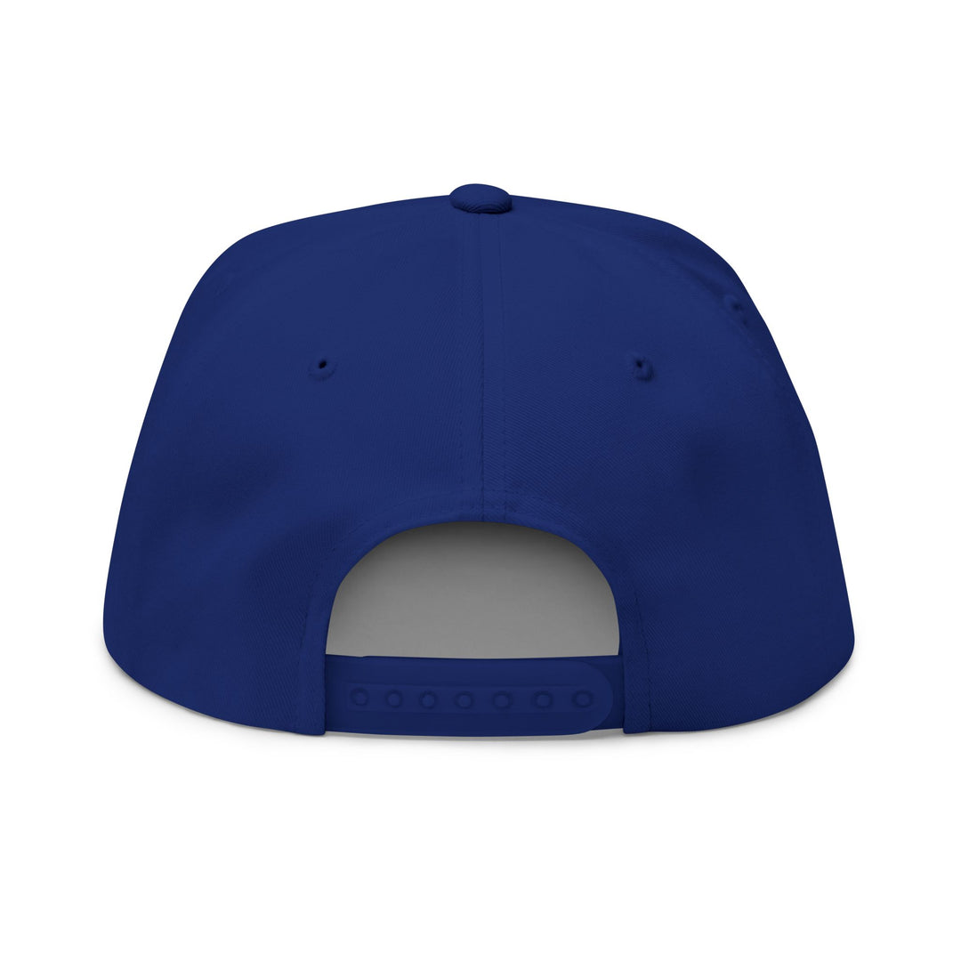 Flat Bill Cap - Embroidered "GALLUS" Retro Patch Snapback