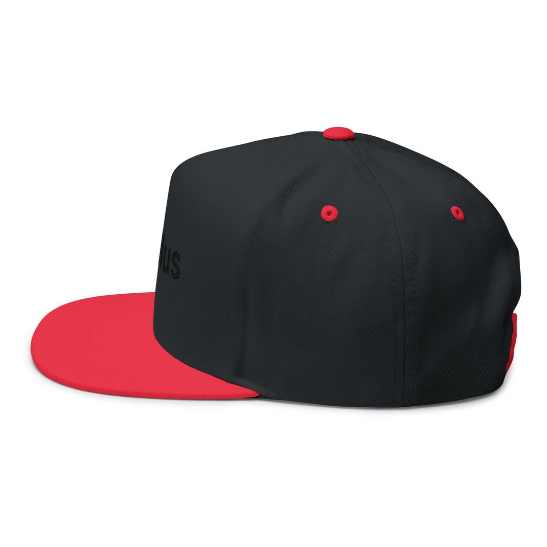 Flat Bill Cap - Embroidered "GALLUS" Retro Patch Snapback