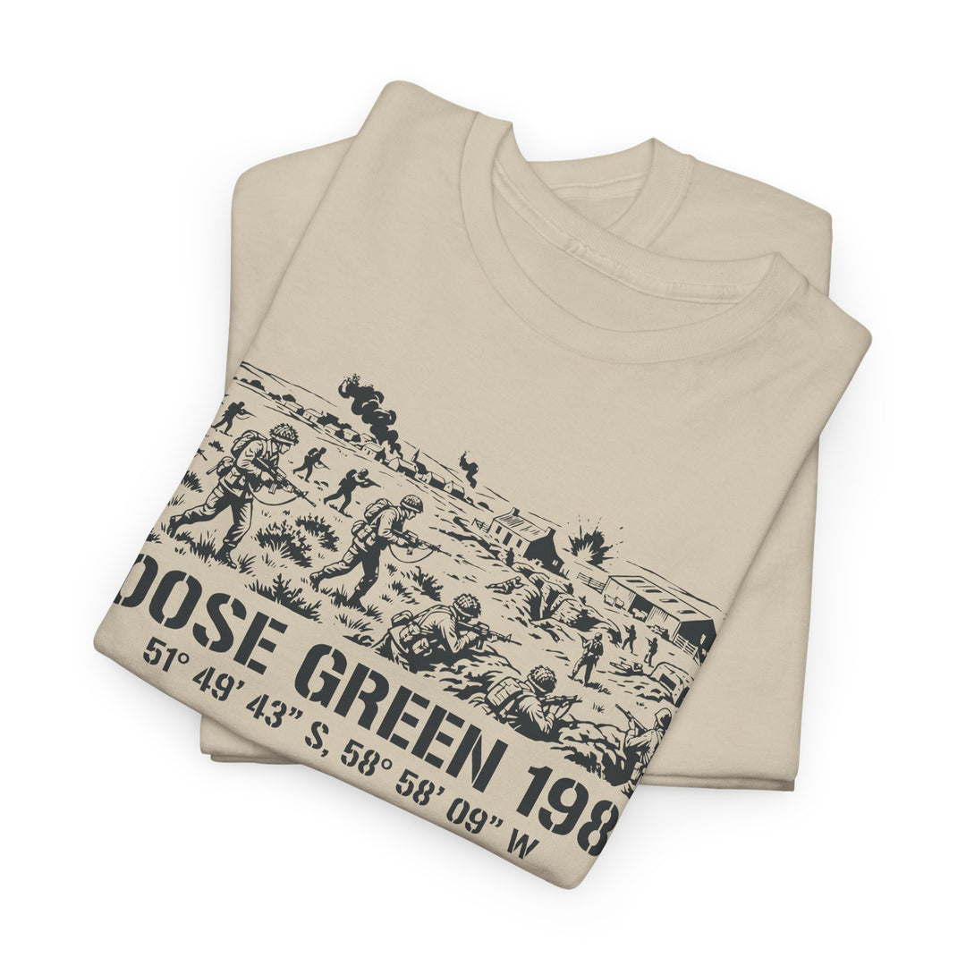 Goose Green 1982 T-Shirt - Falklands War Military Heritage Graphic
