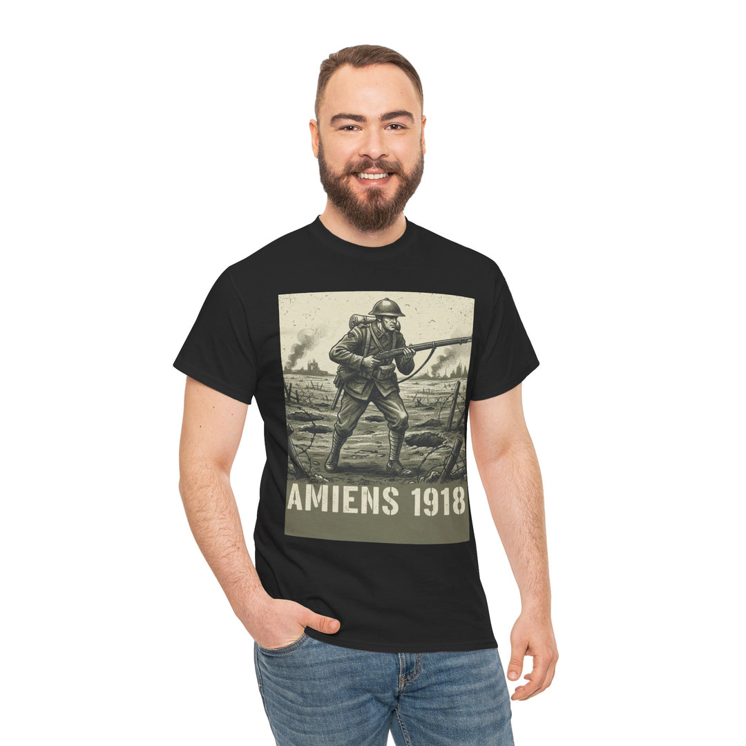 Amiens 1918 T-Shirt — World War I Vintage Soldier Graphic Tee