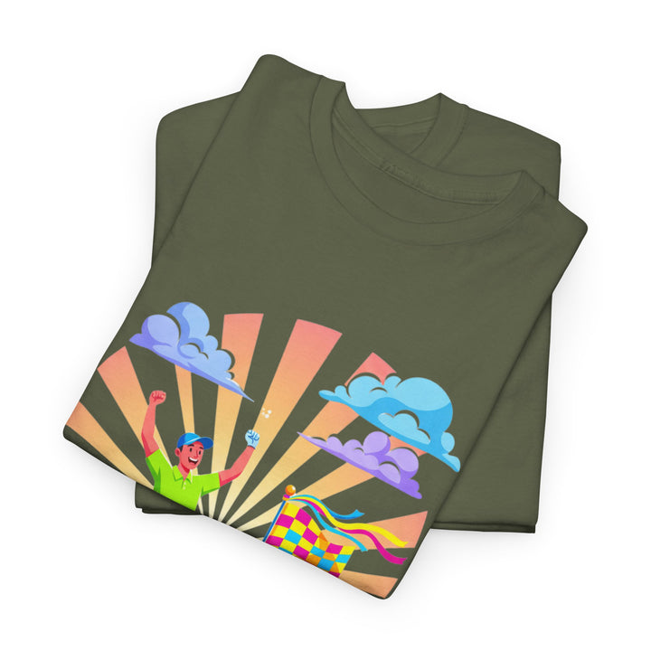 Golf Swing Silhouette Graphic Tee