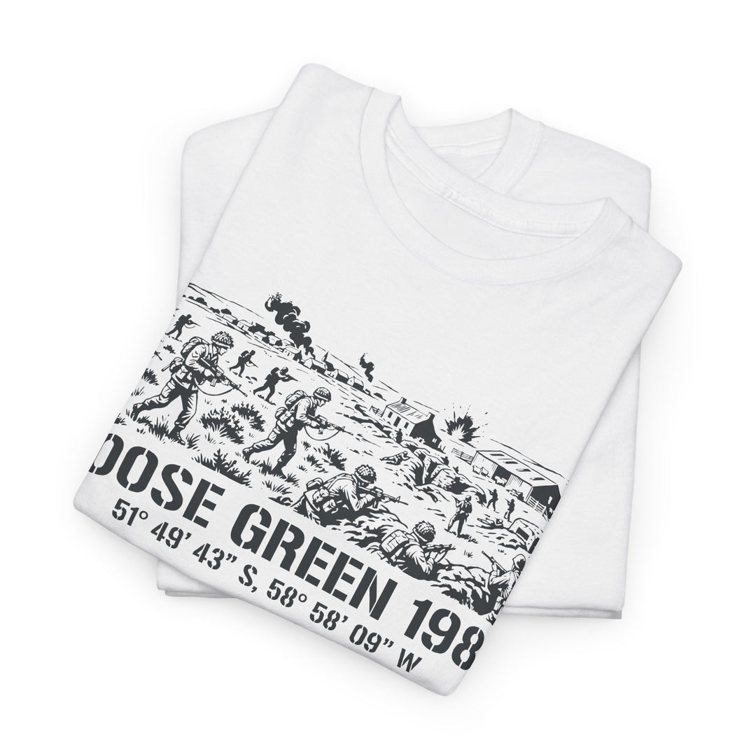 Goose Green 1982 T-Shirt - Falklands War Military Heritage Graphic