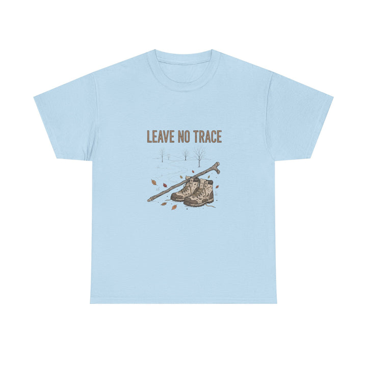Leave No Trace Countryside Tee – a soft, breathable cotton T-shirt promoting respect for nature and responsible outdoor living.