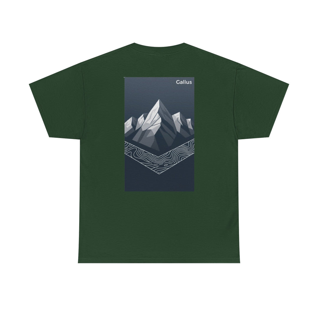 Mountain Graphic Tee — Gallus Logo Adventure T‑Shirt