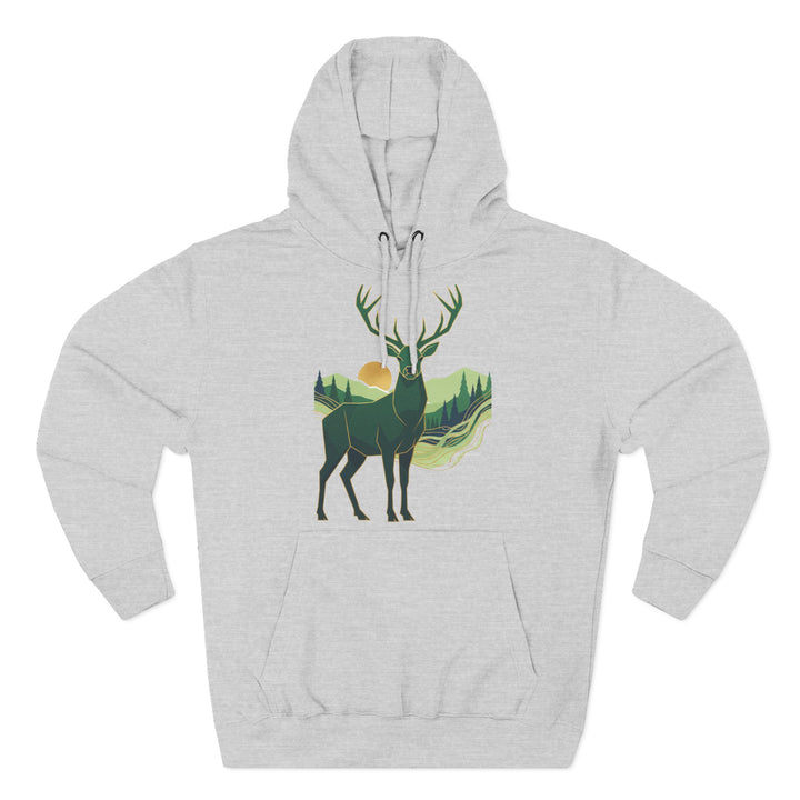 Highland Stag Heritage Hoodie — British Countryside Graphic