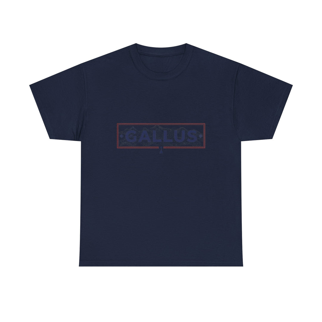 Italy Map Tee — GALLUS Logo Casual Cotton T-Shirt