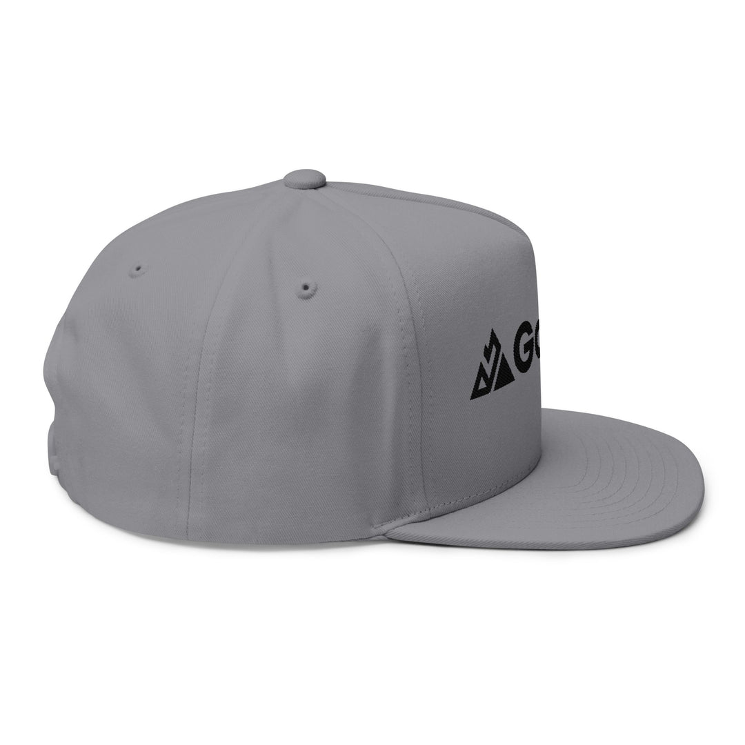 Flat Bill Cap - Embroidered "GALLUS" Retro Patch Snapback