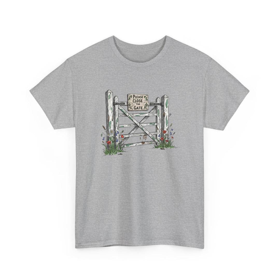 Close the Gate T-Shirt — Rural Discipline Heritage Graphic