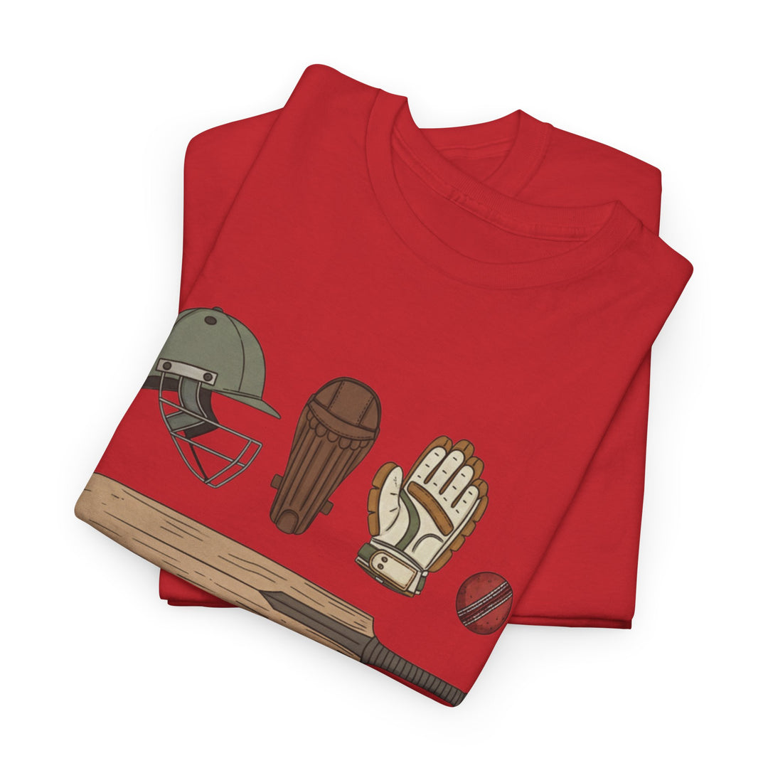 Cricket Gear Tee | Cricket Graphic T-Shirt