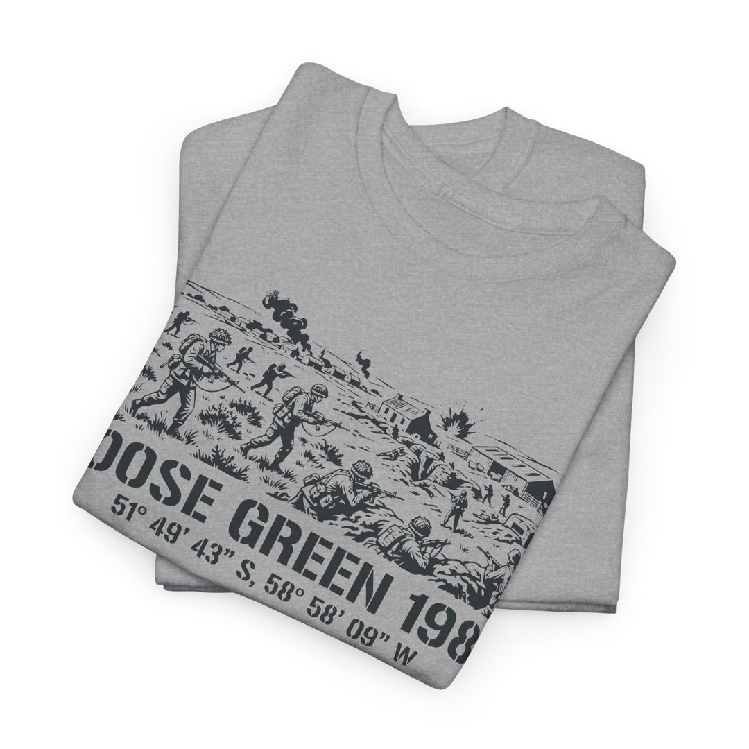 Goose Green 1982 T-Shirt - Falklands War Military Heritage Graphic