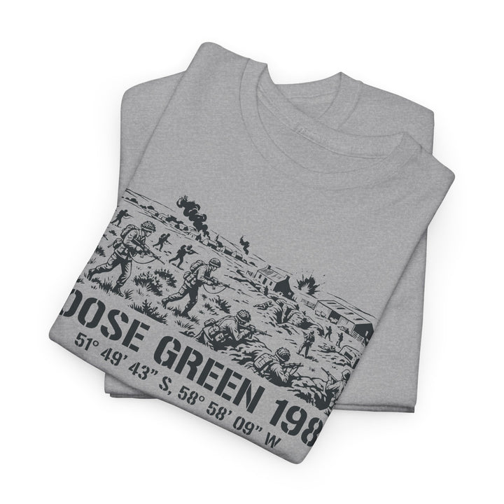 Goose Green 1982 T-Shirt - Falklands War Military Heritage Graphic