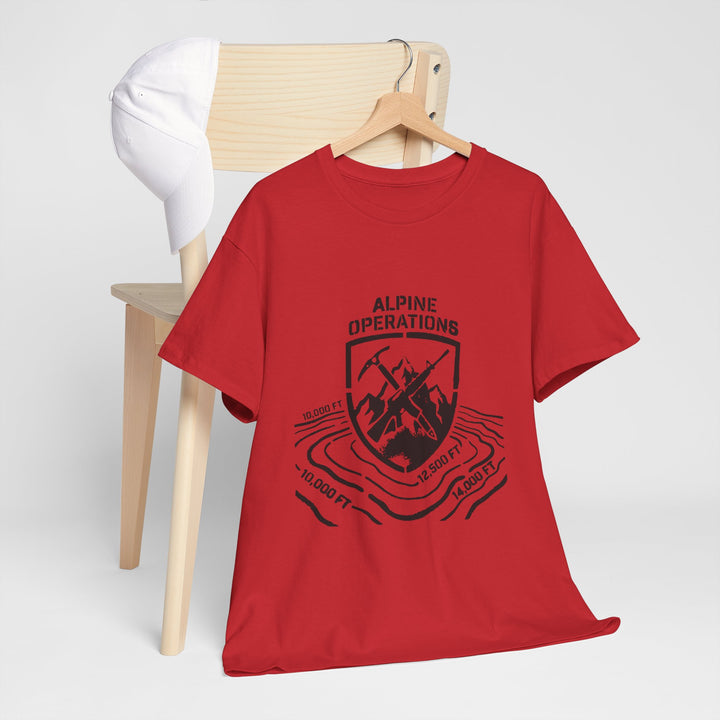 Alpine Operations Cotton Hiking Tee - Mountain Badge Edition