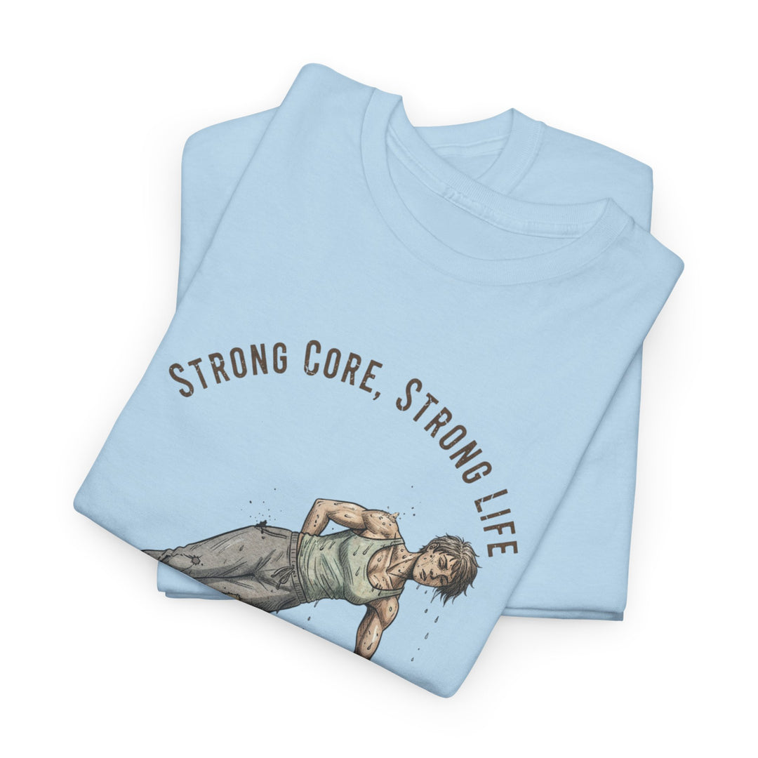 Pilates Fitness Plank Tee – soft, breathable cotton designed for Pilates and core workouts. Comfortable, flexible, and perfect for studio or home sessions.