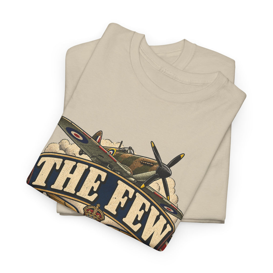 Spitfire T-Shirt — “The Few Had Quite a Lot of Help on the Ground” WWII Humour Tee
