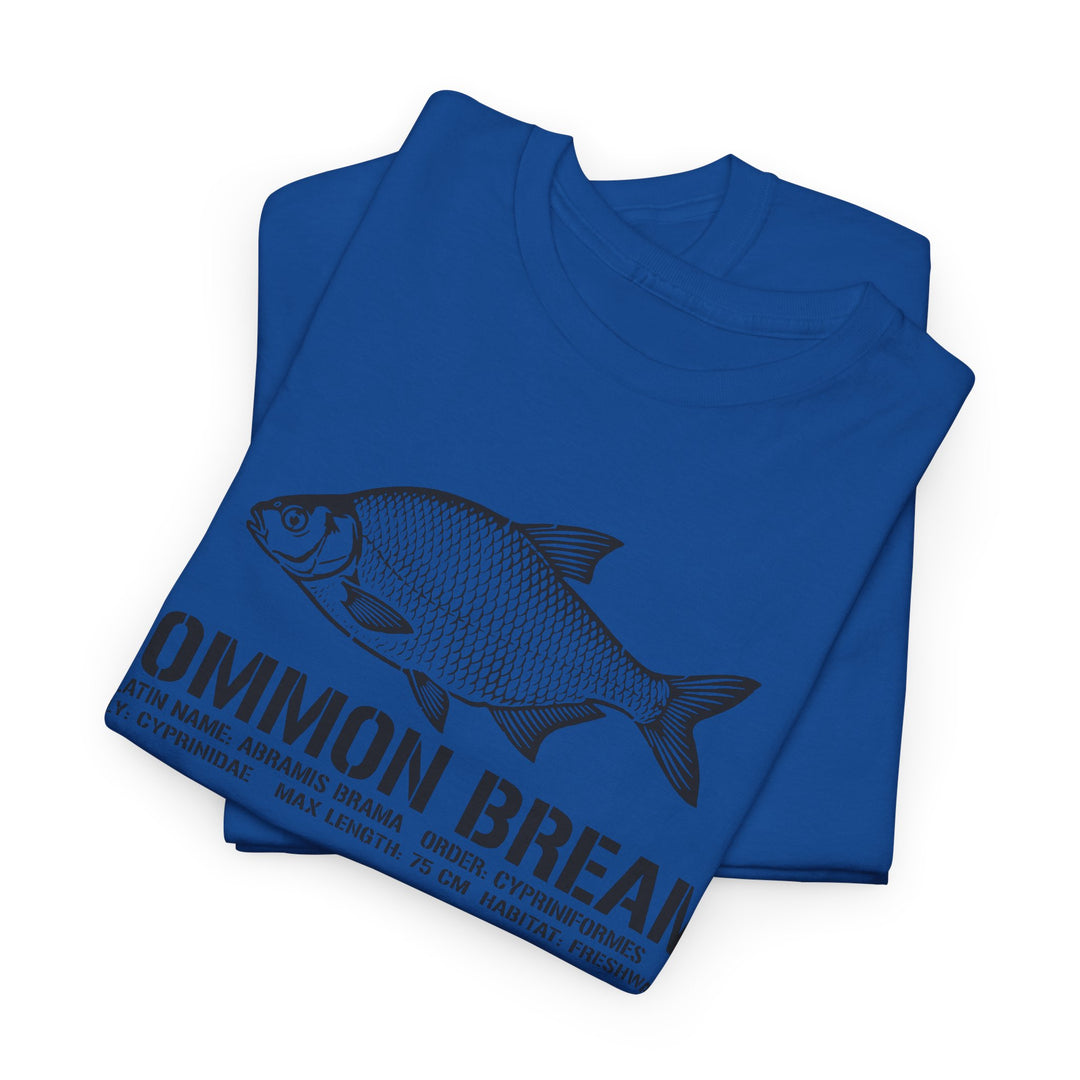 Common Bream Fishing Tee — Vintage Fish Illustration T-Shirt
