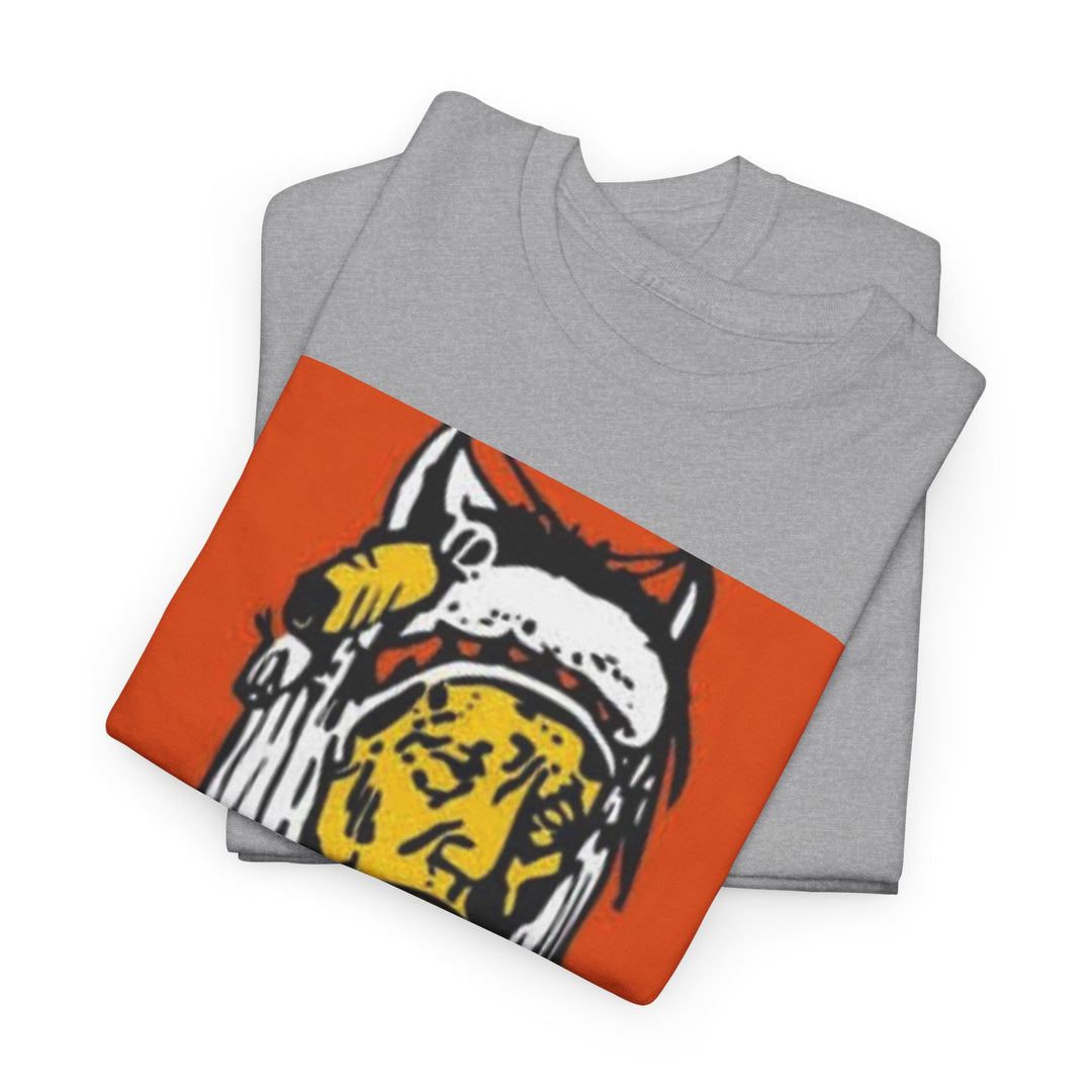 BATUS Native Chief Graphic Tee – Retro Tribal Illustration Shirt