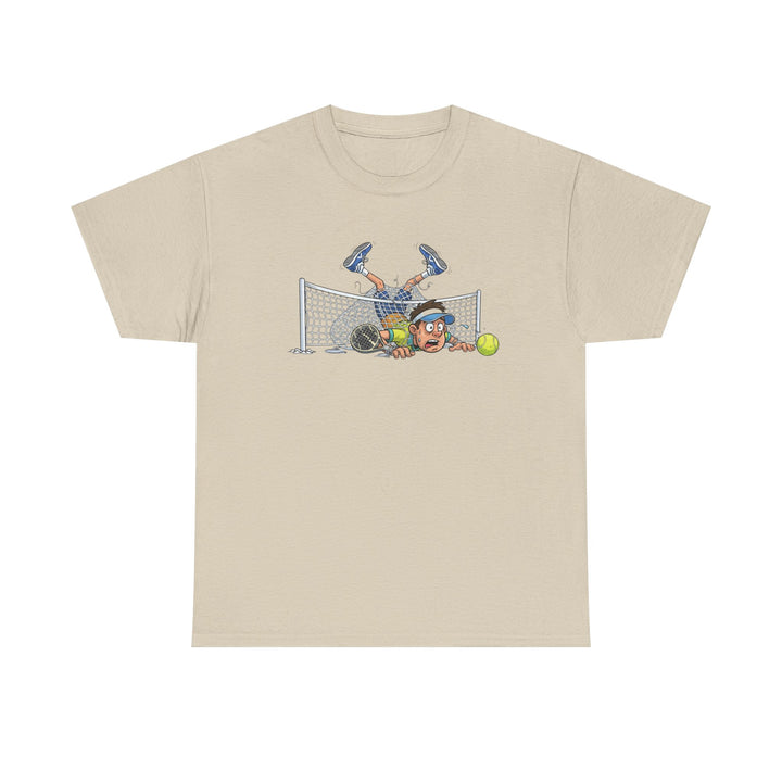 Padel Cartoon Goalie T-Shirt | Fun Padel Tee