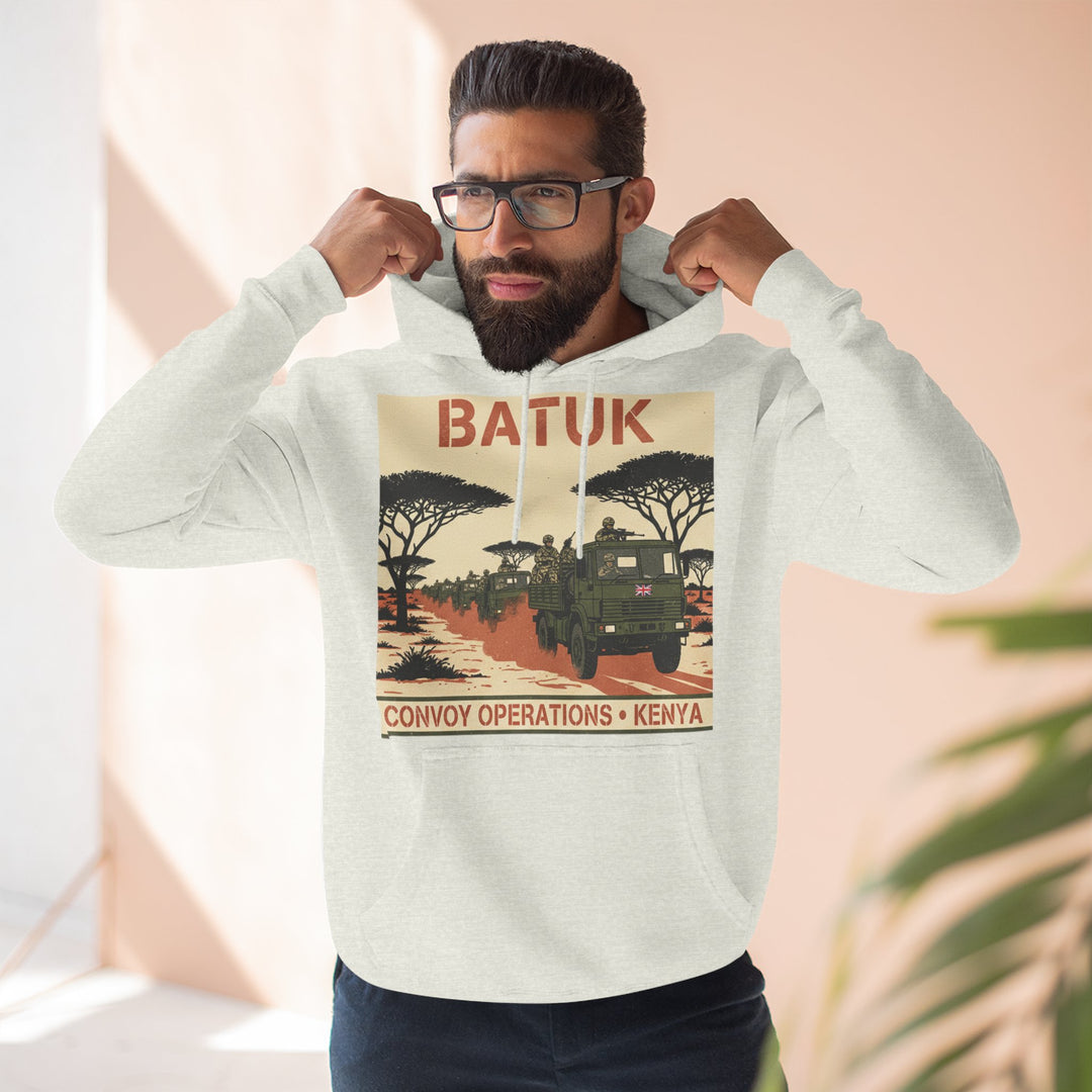 Hoodie - BATUK Kenya Convoy Vintage Safari Graphic