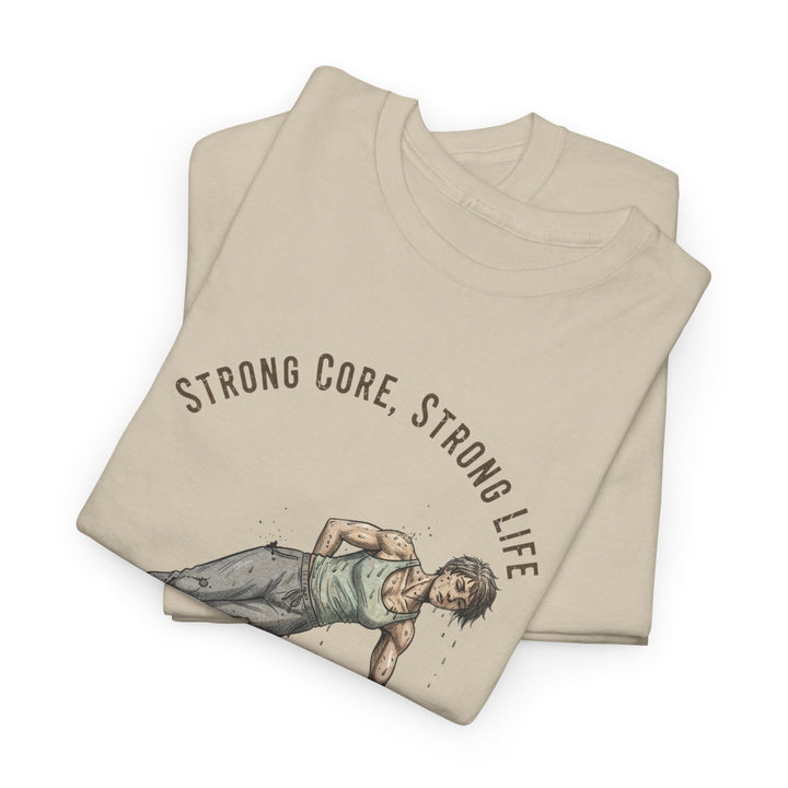 Pilates Fitness Plank Tee – soft, breathable cotton designed for Pilates and core workouts. Comfortable, flexible, and perfect for studio or home sessions.