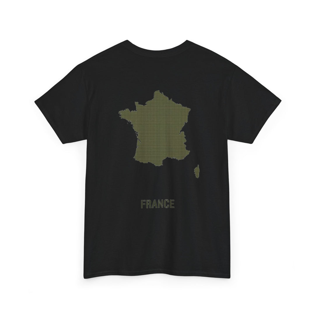 France Map Tee with "GALLUS" Chest Logo