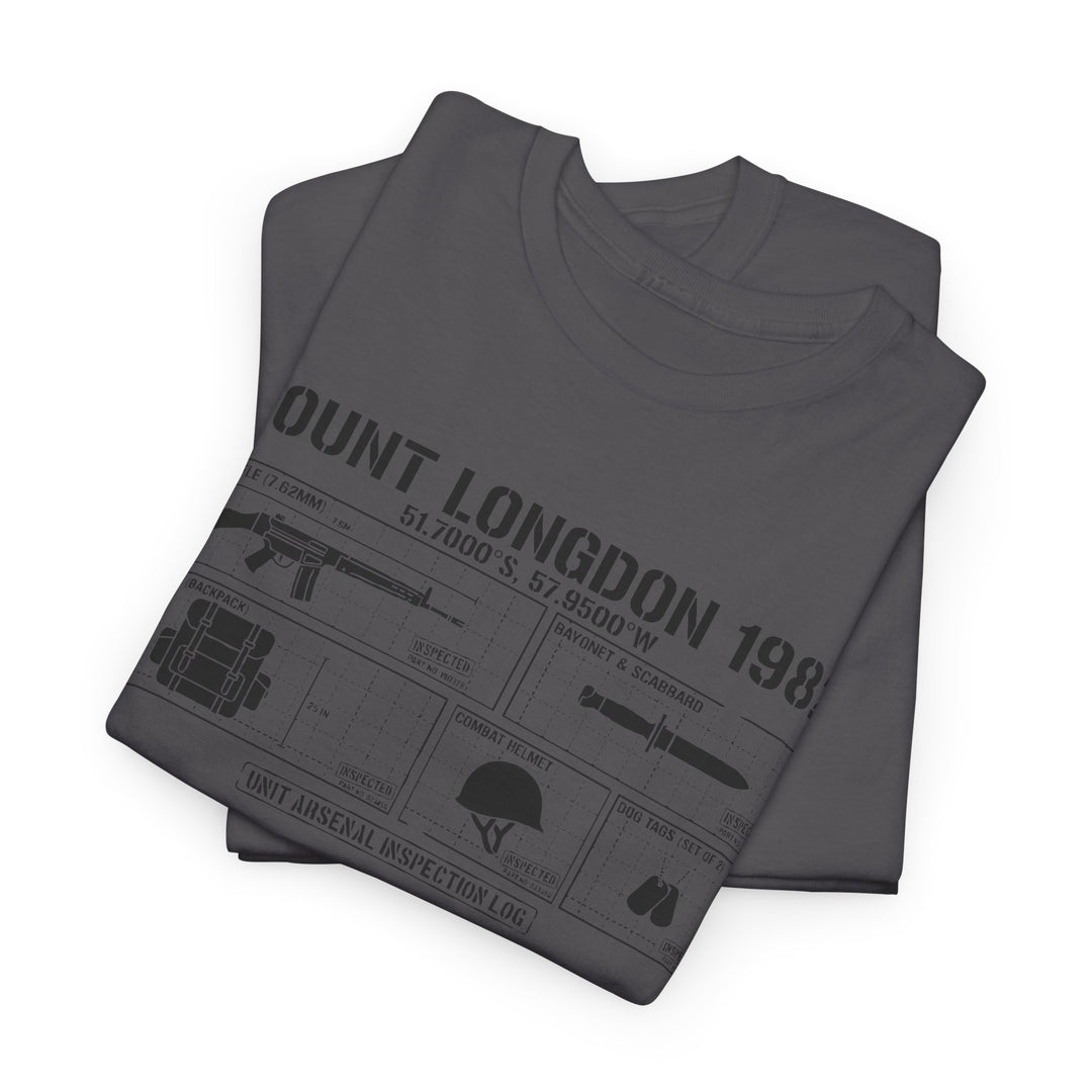 Mount Longdon 1982 T-Shirt — Falklands War Heritage Graphic