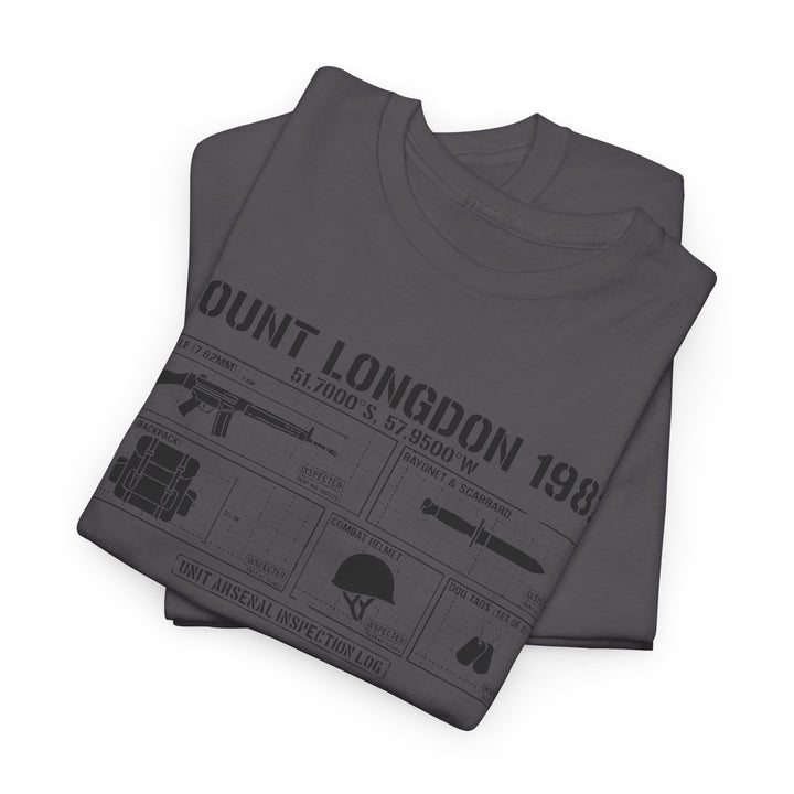 Mount Longdon 1982 T-Shirt — Falklands War Heritage Graphic