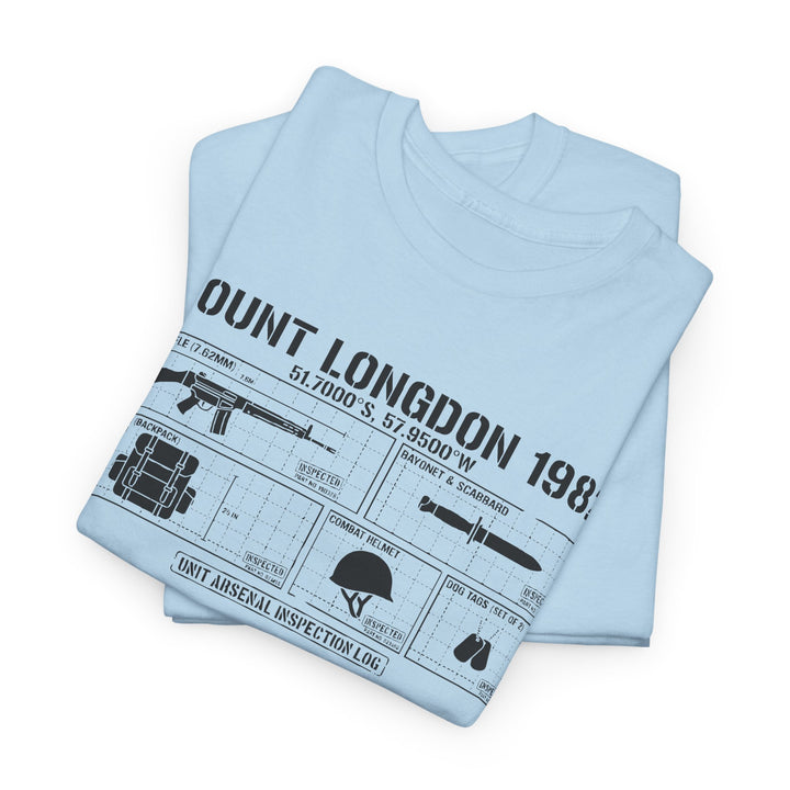 Mount Longdon 1982 T-Shirt — Falklands War Heritage Graphic