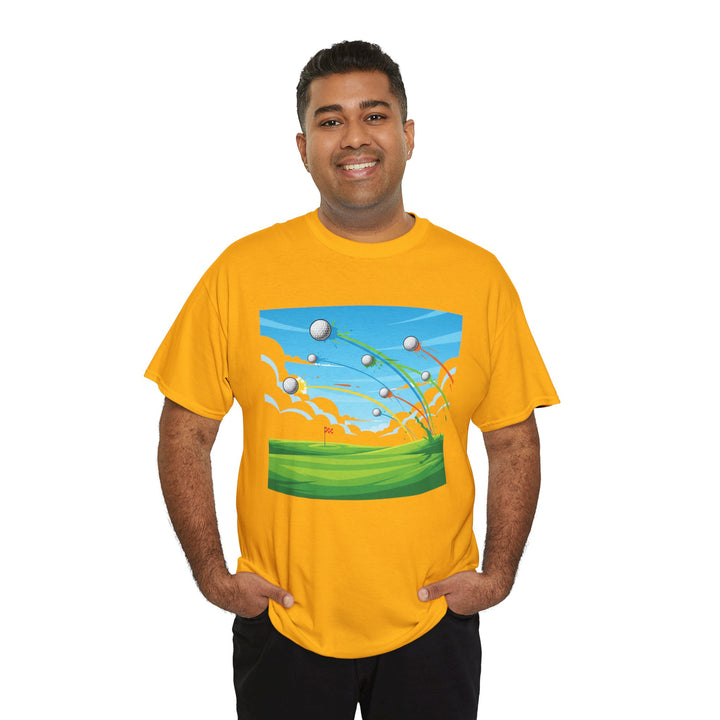 Golf Ball Flight T-Shirt | Golf Graphic Tee