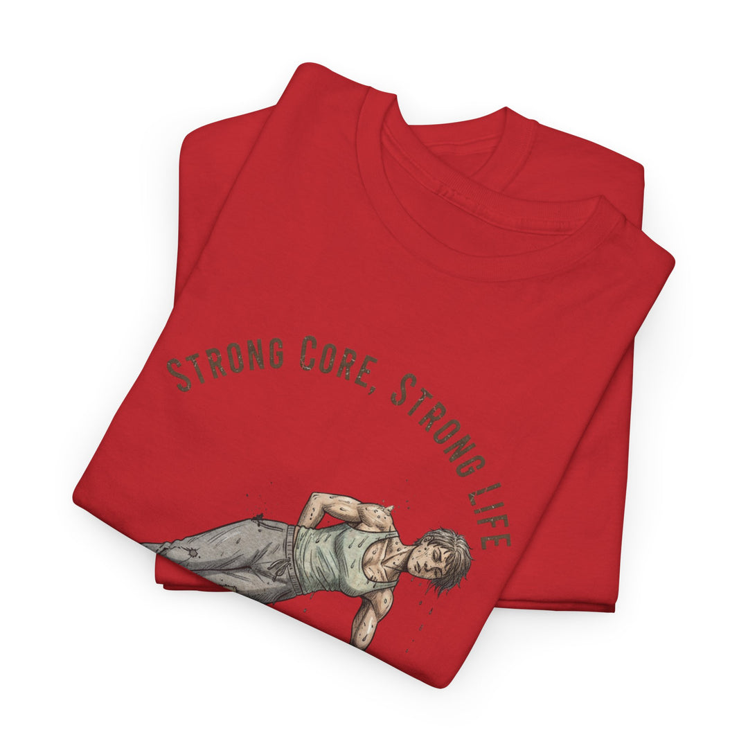 Pilates Fitness Plank Tee – soft, breathable cotton designed for Pilates and core workouts. Comfortable, flexible, and perfect for studio or home sessions.