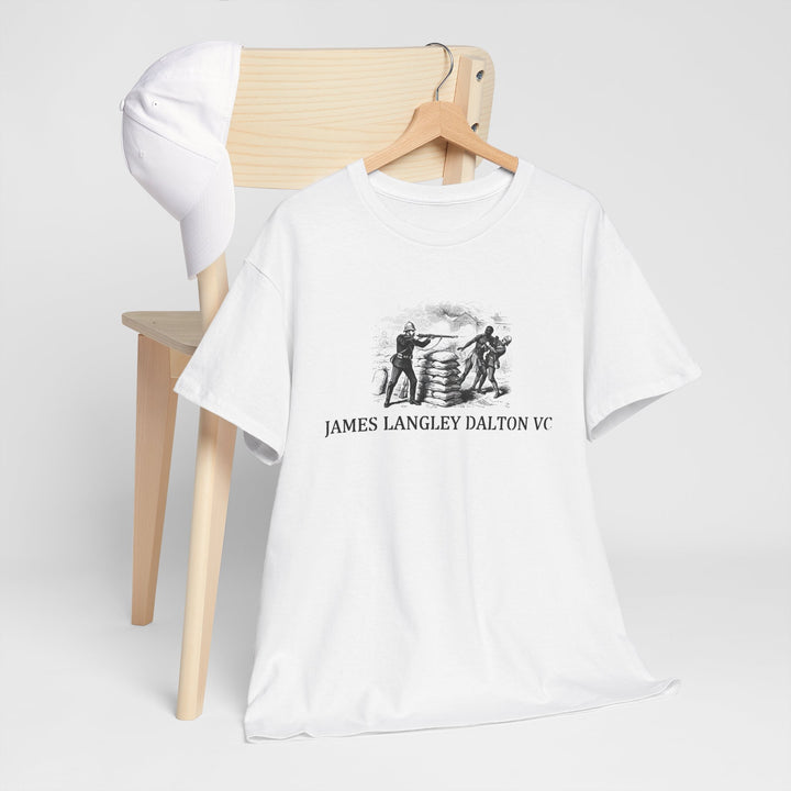 Dalton VC Rorke’s Drift Tribute T-Shirt honoring James Langley Dalton’s courage in 1879. A bold Anglo-Zulu War heritage design.
