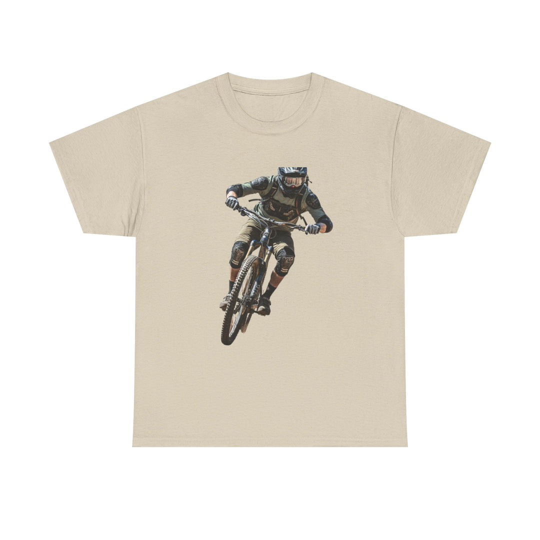 Downhill MTB Rider Graphic Tee