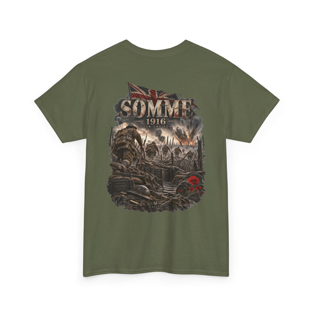 Somme 1916 Memorial T‑Shirt — WWI Battle of the Somme Commemorative Tee