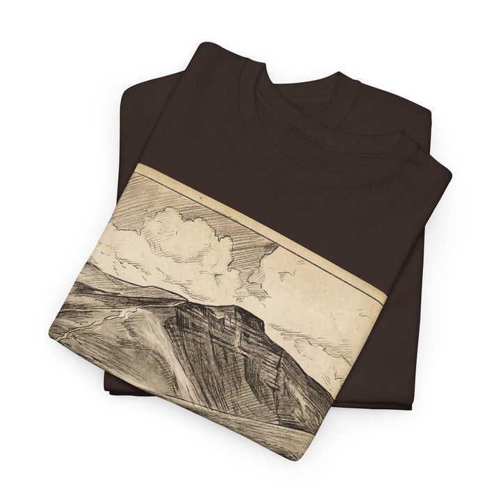 Pen y Fan Summit Coordinates T-Shirt — Vintage Mountain Peak Tee