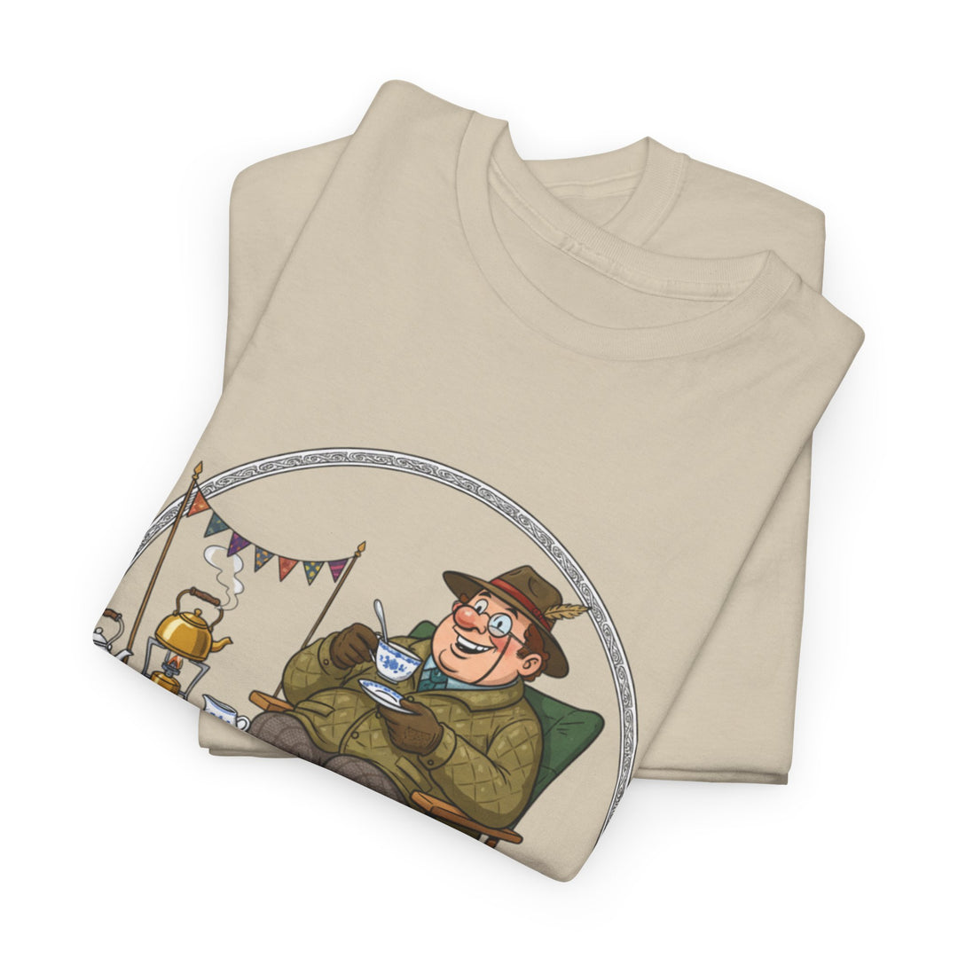 Retro Camping Grandpa Gift T-Shirt — Vintage Mountain Adventure Tee