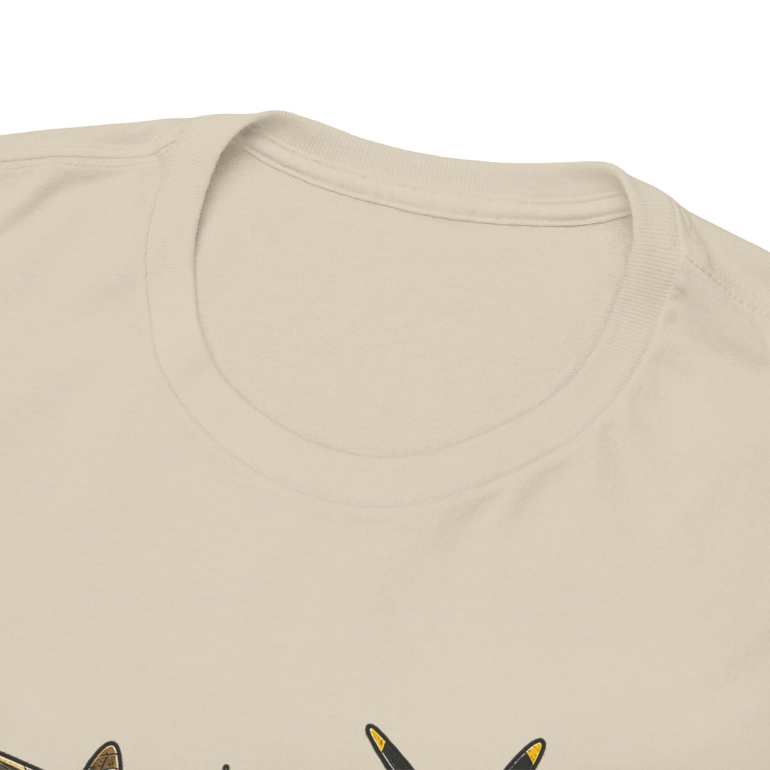 Spitfire T-Shirt — “The Few Had Quite a Lot of Help on the Ground” WWII Humour Tee