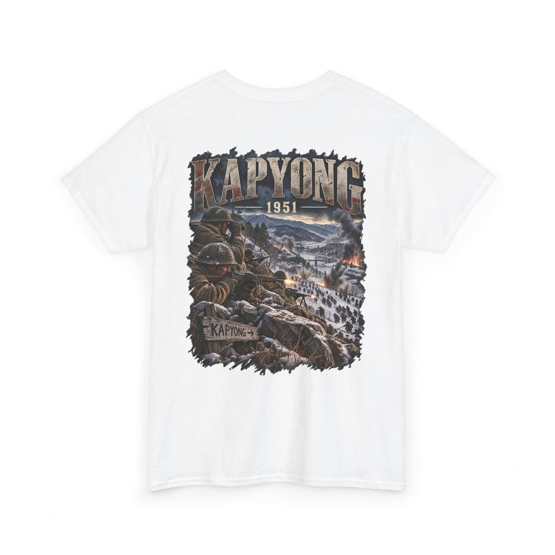 Kapyong 1951 Vintage Battle Scene Tee