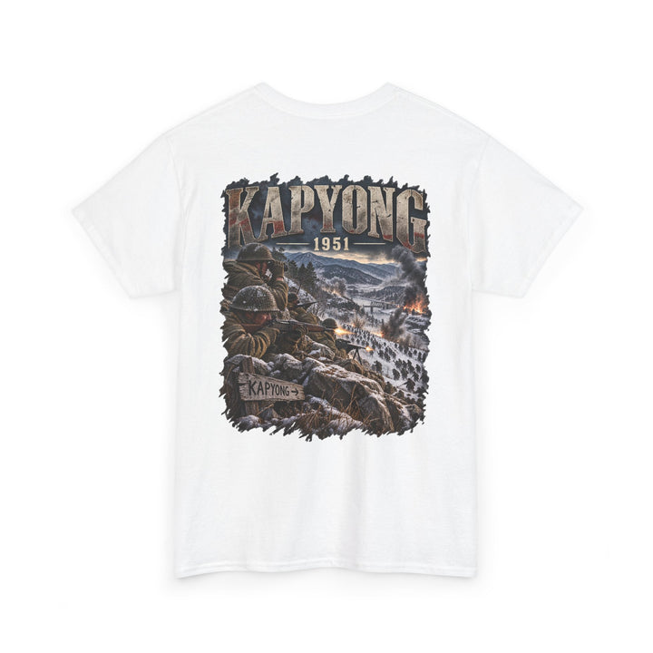Kapyong 1951 Vintage Battle Scene Tee