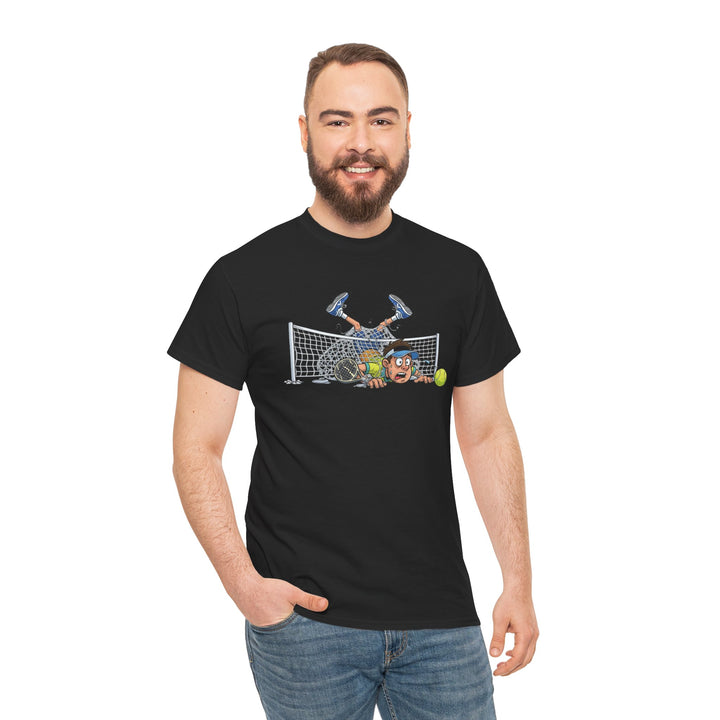 Padel Cartoon Goalie T-Shirt | Fun Padel Tee