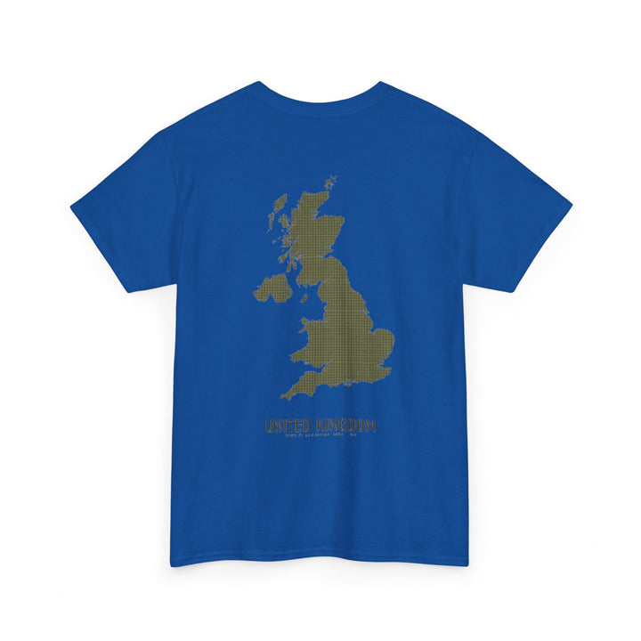 United Kingdom Map T-Shirt — Minimal UK Outline Tee