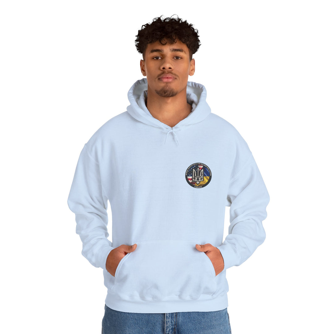 Ukraine Support Hoodie — RDCU US/UKRAINE Design