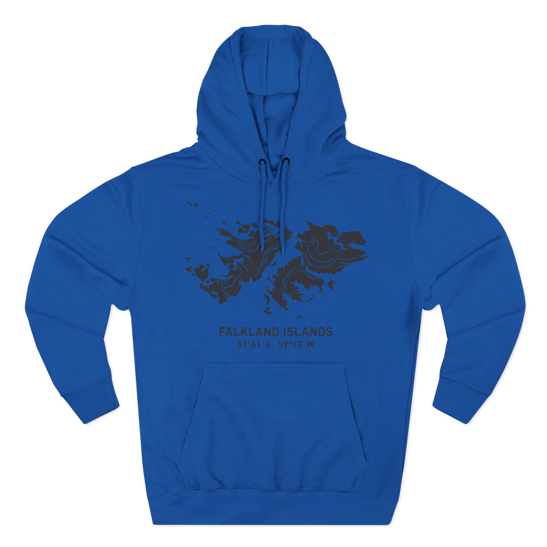 Falkland Islands 1982 Map Hoodie — South Atlantic Heritage Graphic